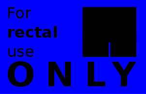 Datei:For rectal use only.svg