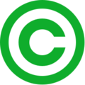 Green copyright.svg