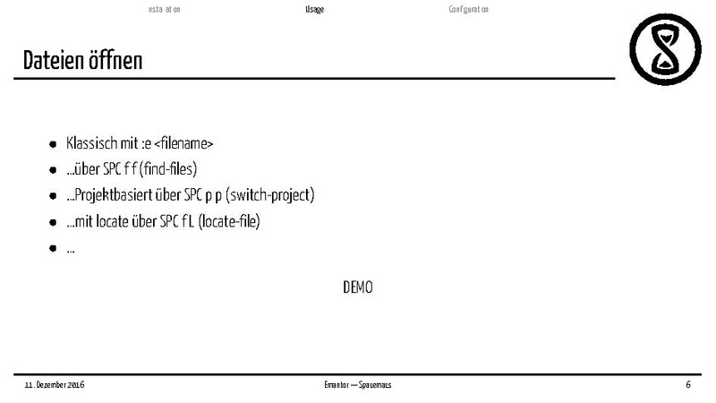 Datei:Spacemacs Vortragsfolien.pdf