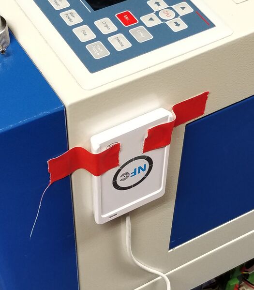 Datei:NFC-Laser-Lock Temporary Installation.jpg